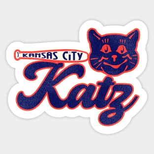 Defunct Kansas City Katz Baseball Sticker